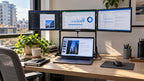 Extended Triple — Elevated Laptop Monitor