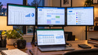 Extended Triple — Elevated Laptop Monitor