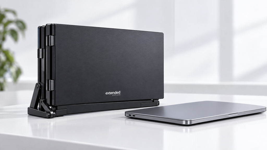 Extended Triple — Elevated Laptop Monitor