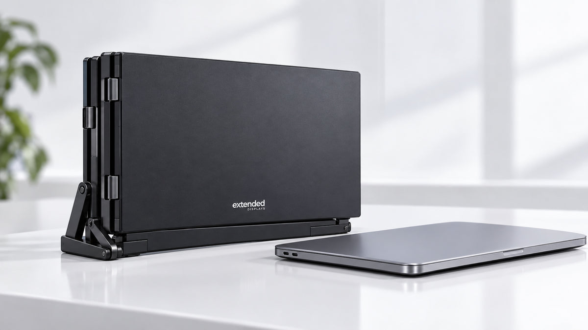 Extended Triple — Elevated Laptop Monitor