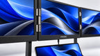 Extended Triple — Elevated Laptop Monitor