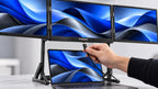Extended Triple — Elevated Laptop Monitor